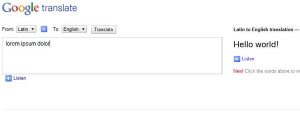 Google Translate English To Latin 46