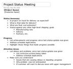 Keep your next project status meeting on track