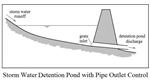 Detention Pond with Pipe Outlet Control