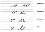 Handwriting Shapes