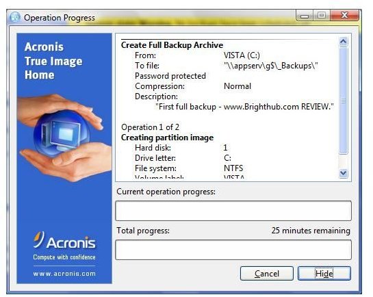 acronis true image 11 windows 7