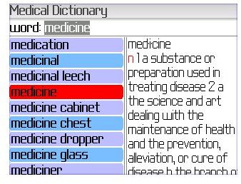 ... the definitions for 38000 medical words and costs  29 99 to download
