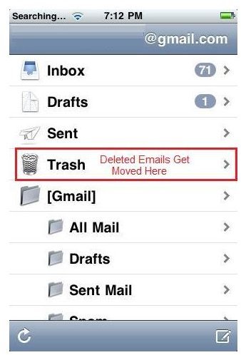 How do you delete all the emails on an iPhone?