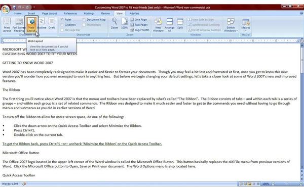 How To Change Page Layout In Word 2007 Kopenviro