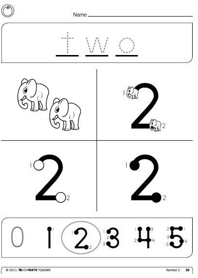 Touchpoint Number Line