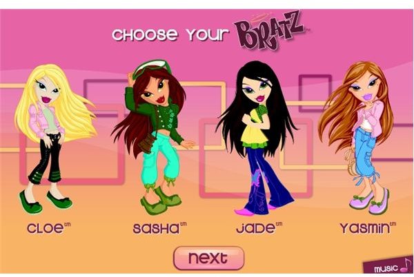 all bratz games