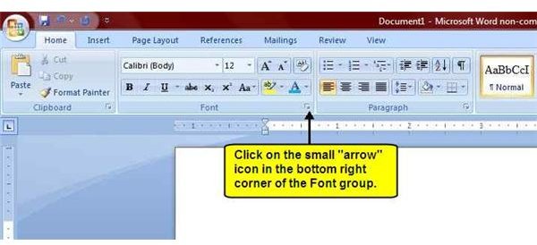 change default font size in word 2013