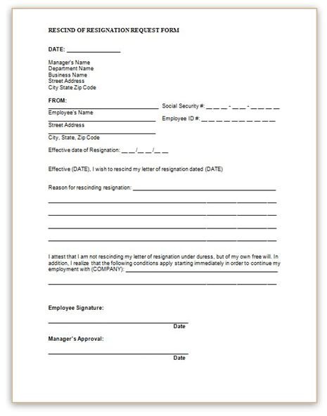 Resignation letter template offers you various benefits once you downloaded this  . 7- It is MS Word file that means, you can easily make necessary changes.