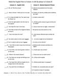 Trainstation Matching Quiz