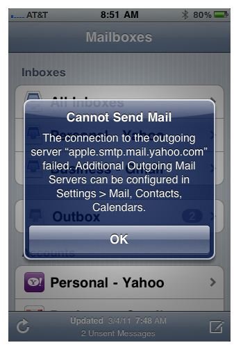 What to Do When iPhone Won't Send Email