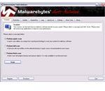 User Interface of MBAM Free edition