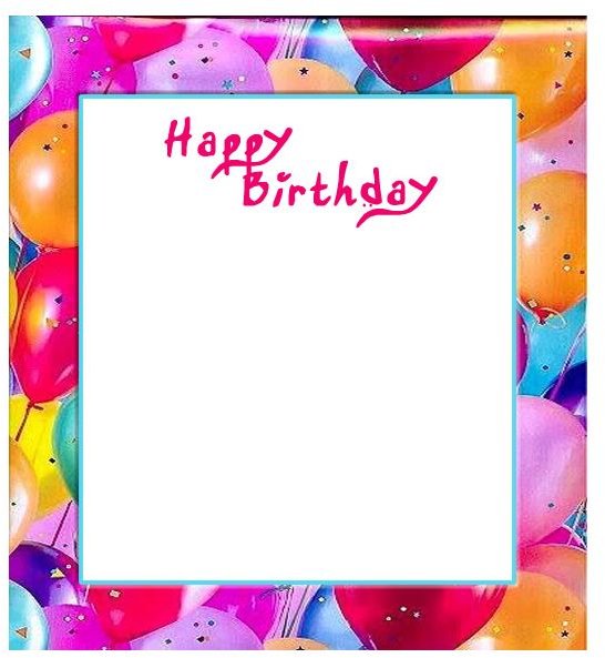 Free Birthday Borders for Invitations and Other Birthday Projects