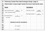 Excel Template for Double Pipe Heat Exchanger Design prelim p2 US units