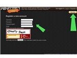 Display of Button to Press And Registry Form to Purchase a Minecraft Premium Account