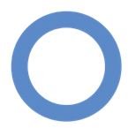 Blue circle for diabetes