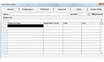 Screenshot of Excel Gantt Chart