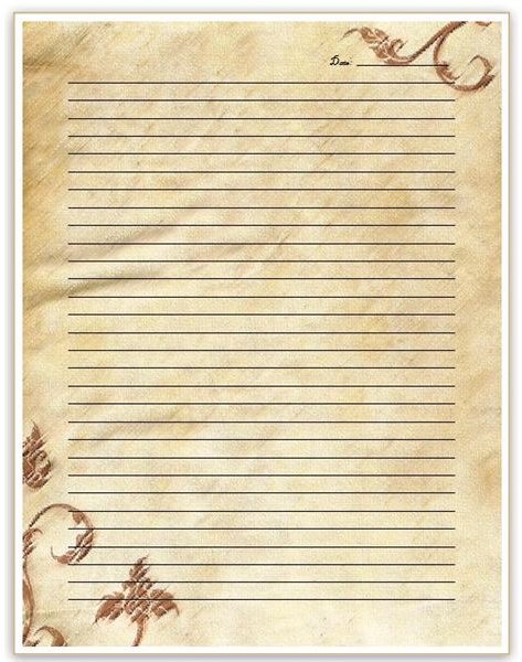 Old Parchment Template Microsoft Word