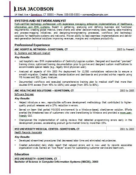 Chronological Resume Templates (Word 97, 2000, 2003, 2007)