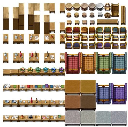 rpg maker vx ace living room tilesets