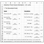 Pond Volume by Generalized Model