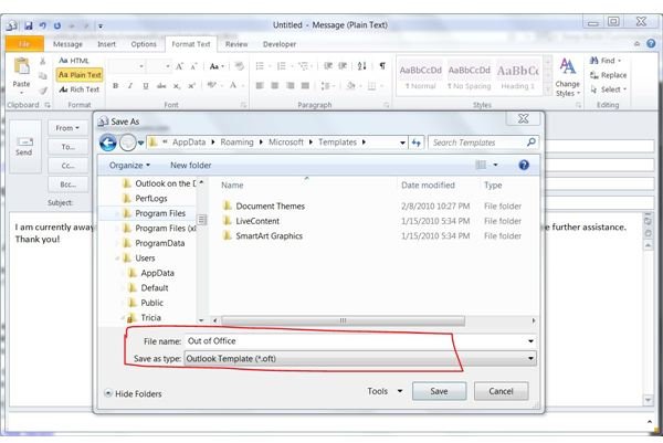 How To Set An Out Of Office Message In Microsoft Outlook 2010