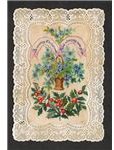 Greeting Card Christmas Victorian 1870