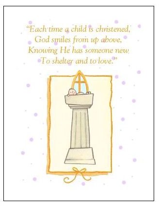 baptism greeting cards