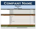 Project Budget Template