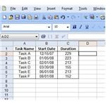 Sample Gantt Chart Data