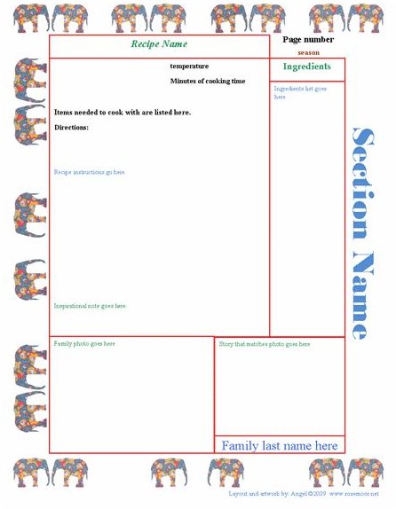 Cookbook: Cookbook Page Template