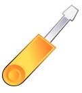 A screwdriver is an example of a wheel and axle. Image by Wikimedia Commons/Jtornado