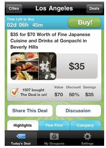 Groupon iPhone App Review