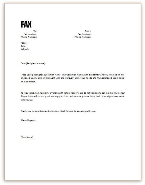 Simple formal letter for job application