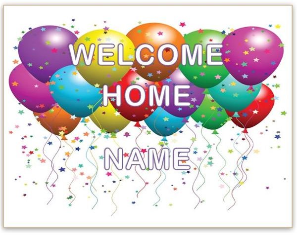 Bright Welcome Home Lettering 126472 Vector Art at Vecteezy