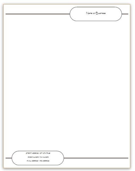 microsoft word letterhead templates 2007