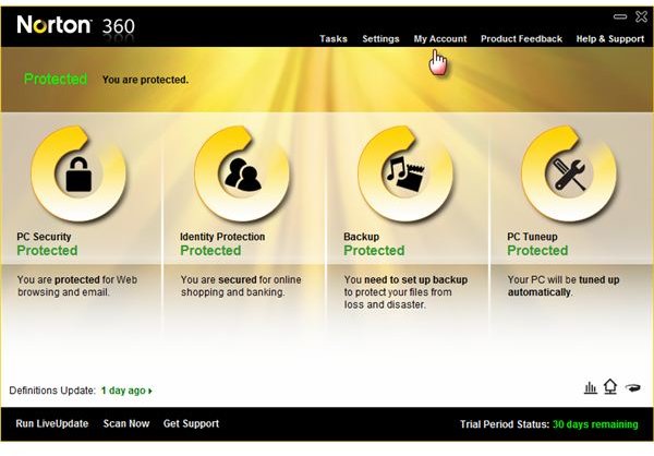 norton 360 remove and reinstall