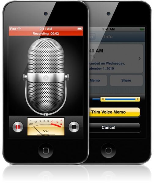 Audio Recording for iPod Touch 4: How to Use Voice Memos ...