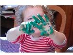 Toddler finger-painting by Ingvar Kjøllesdal/Wikimedia Commons (CC License)