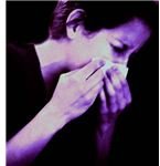 Woman Sneezing