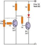 Testing BC547 Transistor Circuit Application Set-Up, Image