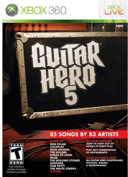 Guitar Hero 5 Cheats and Unlockables. Guitar Hero 5 Xbox 360 Boxshot