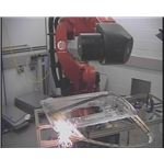 A Robot Perfoms Remote Fibre Laser Beam Welding