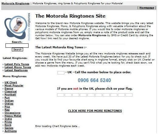 Motorola Ringtones Site