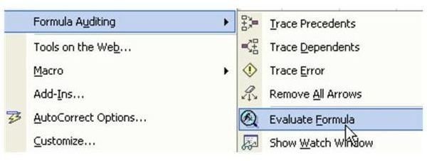 Formula Auditing in Microsoft Excel: How to Track a Formula's Calculations