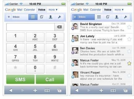 Google Voice iPhone App