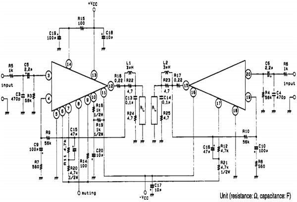 100 100 Watt Car Stereo Amplifier Circuit Diagram Using Ic Stk4231 Construction Explained Bright Hub Engineering