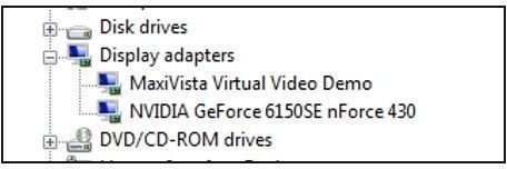 Maxivista Display Adapter