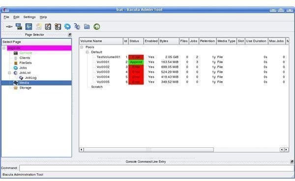 BAT Bacula Admin Tool