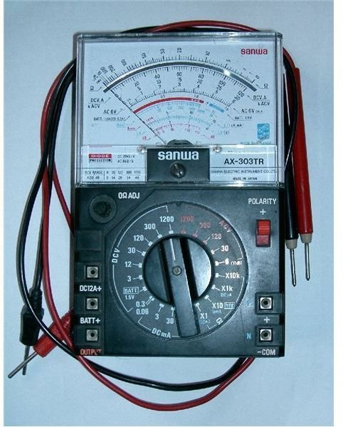 Analog multimeter