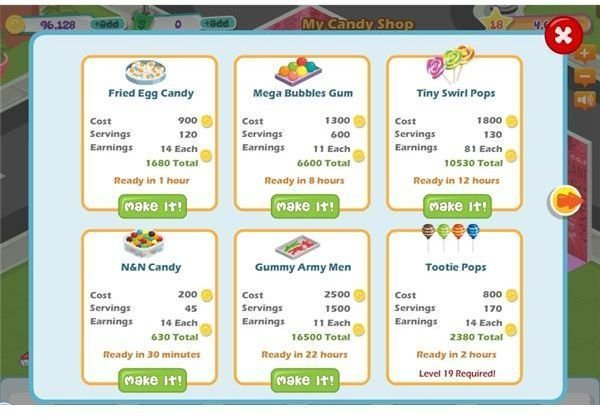 candy shop screenshot